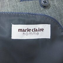 新品 マリクレールオム ヨーロッパ製生地 ozdoku ホップサック ジャケット LL 灰 【J43935】 marie claire homme 春夏 ブレザー ストレッチ_画像10