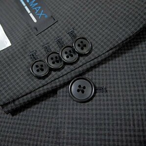 新品 スーツカンパニー 春夏 COOLMAX ウール 2パンツ スーツ YA6 (細身L) 濃灰 【J59426】 175-8D メンズ ウォッシャブル ツーパンツの画像9