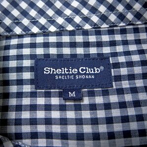 新品 シェルティークラブ 24SS ギンガムチェック マリン シャツ L 紺 白 【SH1441103_79】 Sheltie Club 春夏 メンズ シェットランド 長袖の画像10