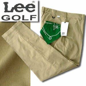 新品 1.5万 Lee GOLF リー Leesures PANTS リージャーズ ストレッチ パンツ L ベージュ 【P28359】 ゴルフ メンズ バンダナ付き チノパン