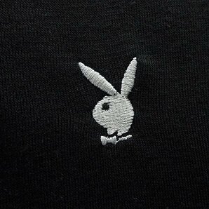 新品 プレイボーイ 裏毛 刺繍 スウェット LL 黒【33054_99】 PLAYBOY メンズ クルーネック トレーナー スエット プルオーバーの画像7