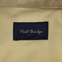 新品 ポートブリッジ ウェザークロス アングラー シャツ ブルゾン L ベージュ 【JME802_710】 春夏 メンズ PORT BRIDGE コットン ナイロン_画像10