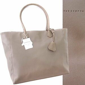  new goods Takeo Kikuchi safia-no fake leather tote bag tea [K20556] THE SHOP TK men's business PC storage possibility bag key ring 