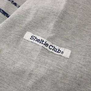 新品 シェルティークラブ 24SS ボーダー ポケット 長袖 Tシャツ L 灰 【SH1441109_97】 春夏 Sheltie Club クルーネック ロンT カットソーの画像9