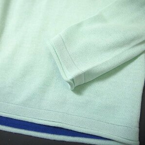 新品 ami アミ 日本製 クルーネック コットン サマー ニット L 【I51302】 春夏 メンズ セーター スプリング プルオーバー 9分袖の画像5