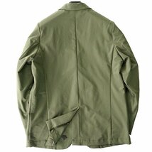 新品 DESCENTE デサント 春夏 撥水 4WAY スーパーストレッチ ジャケット L カーキ 【J55644】 洗濯可能 背抜き メンズ ビジネス スポーツ_画像3