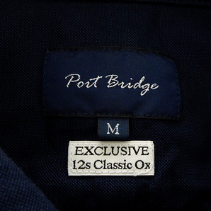 新品 ポートブリッジ 定番 クラシック オックスフォード シャツ M 濃紺【BOE001_540】 PORT BRIDGE コットン 長袖 メンズ カジュアルの画像10