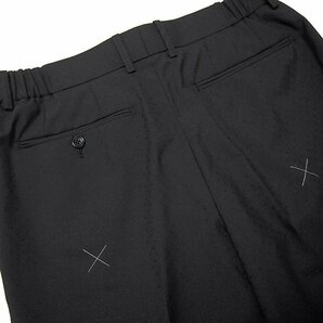 新品 ドールオム 阪急メンズ 春夏 トロピカル ウール ドビー スーツ AB5 (やや幅広M) 黒 【J42688】 メンズ ジャケット イージーパンツの画像8