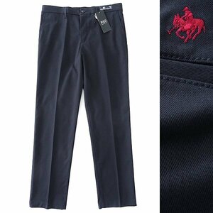  новый товар POLO BCS Polo шланг вышивка стрейч конический брюки-чинос 85/69(XL) темно-синий [P29022] мужской слаксы весна лето 