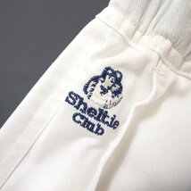 新品 シェルティークラブ 24SS コットン クライミング イージー パンツ L 白 【SH1441112_7】 Sheltie Club 春夏 メンズ 刺繍 マリン_画像8