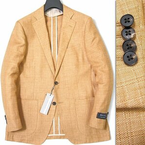 新品 スーツカンパニー イタリア REDA リネン ウール ジャケット A6 (L) 【J59396】 175-6D メンズ ブレザー サマー ツイードの画像1