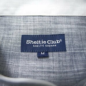 新品 シェルティークラブ 24SS コットン リネン マリンシャツ L 灰 【SH1441104_97】 Sheltie Club 春夏 メンズ シェットランド 長袖の画像10