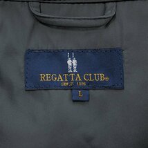 新品 レガッタクラブ 防風 ボンディング スタンド ブルゾン M 黒 【RC85-0001_10】 REGATTA CLUB ジャケット メンズ スポーティー 高密度_画像10