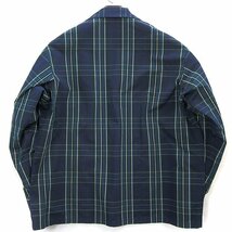 新品 Grand PARK ニコル 日本製素材 オープンカラー シャツ ブルゾン 46 (M) 紺緑 【I52017】 NICOLE 春夏 メンズ 長袖 オーバーサイズ_画像3