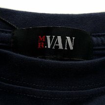 新品 ミスターヴァン 24年春夏 スクーター プリント カットソー M 紺【va1741053_79】 MR.VAN メンズ 長袖 Tシャツ ロンT バイク コットン_画像10