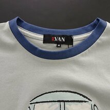 新品 ミスターヴァン 24年春夏 クラシックバス プリント Tシャツ M 【VA1742006_96】 MR.VAN メンズ 半袖 丸首 カットソー コットン_画像3