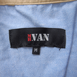 新品 MR.VAN ミスターヴァン 2021春夏 4連ロゴ 刺繍 スイングトップ ブルゾン LL 【VA1711024_17】 ハリントン ドッグイヤー メンズの画像10