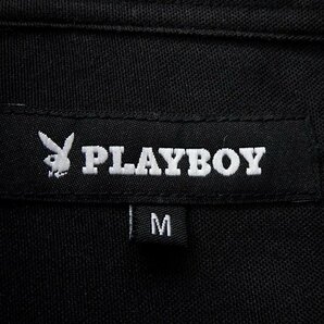 新品 プレイボーイ 24年春夏 オックスフォード シャツ LL 黒 【1023_99】 PLAYBOY メンズ 長袖 ボタンダウン コットン オックス バニーの画像10