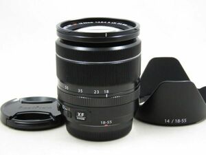 [22042Z2]★新品級★FUJIFILM XF 18-55mm F2.8-4 R LM OIS フード付き