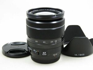 [22139V1]★超極上美品★FUJIFILM XF 18-55mm F2.8-4 R LM OIS フード付き