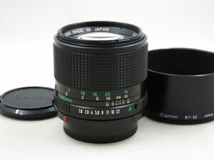 [21927Y1]★新品級美観★CANON NEW FD 85mm F1.8 フード付き