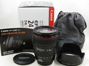 [22272V5]★新品級美観★CANON EF 24-105mm F4 L IS USM 元箱付き