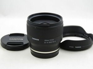 [22285Z3]★超極上美品★TAMRON 20mm F2.8 Di III OSD M1:2 SonyE フード付き