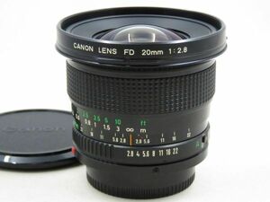 [22288W1]★新品同様美観★CANON NEW FD 20mm F2.8