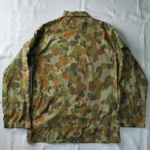 1990's オーストラリア軍 迷彩ミリタリーシャツ コンバットジャケット ヴィンテージ ダックハンターカモ AUSTRALIAN ARMY 希少の画像2