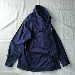 1990's~2000's ユーロワークジャケット カバーオール ヴィンテージ 100％コットン ヘリンボーンツイル フレンチワーク 良品 希少の画像3