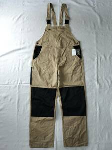 2000's~ dead stock euro Work overall Vintage 100% cotton France Work khaki black 2 tone color rare 