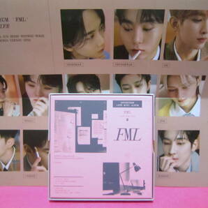 K-POP♪ SEVENTEEN 10th Mini Album「FML」Faded Mono Life 韓国盤CD+ポスター他／美品！※厚みの関係から簡易梱包※セブチ