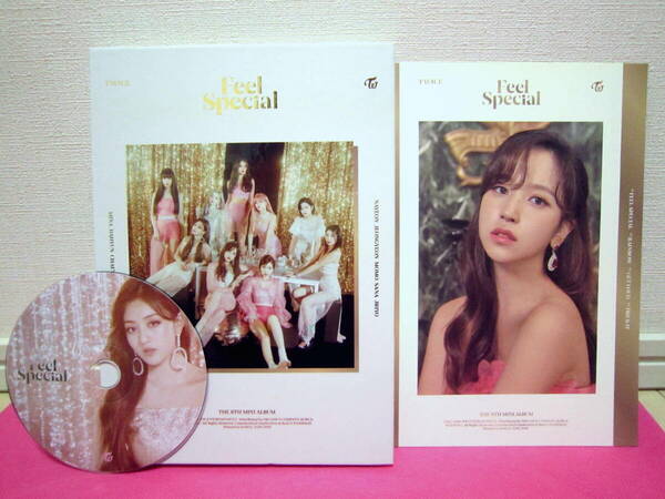 K-POP♪ TWICE 8th MINI ALBUM「Feel Special」A Ver. 韓国盤CD+フォトブック（ミナVer. ジヒョVer.）廃盤！再生確認済み！