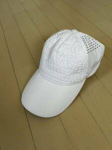 VIOLA rumore ヴィオラ メッシュキャップ パンチング ダイヤキルト メンズ サイズ調整可能 帽子 白