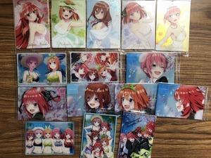  movie . etc. minute. bride wafers card 2 new goods beautiful goods 15 sheets together ( inside visual card 2 sheets ( last )) middle . one flower two . three . four leaf . month 