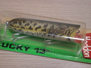 ☆4a, ラッキー１３　LUCKY１３　NF ナチュラル フロッグ　蛙　未使用　へドン　HEDDON　heddon　　 ☆