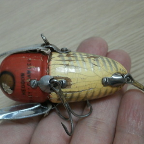 ☆64 オールド ウッド CRAZY CRAWLER WOOD クレイジークロウラー FATボディー OLD old へドン HEDDON heddon   ☆の画像8