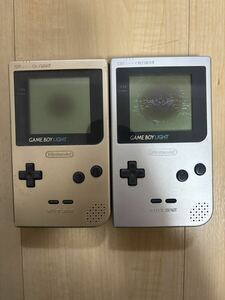 ゲームボーイライト GAMEBOY LIGHT ゴールド＆シルバー