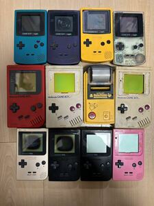 ゲームボーイカラー×4 初代×3 ポケット×3 ポケットプリンターピカチュウver