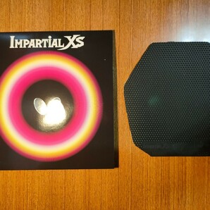 BUTTERFLY バタフライ IMPARTIAL XS インパーシャルXS 1.9mm 厚 黒 中古 美品 表ソフトラバー 卓球ラバーの画像1
