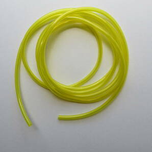  燃料ホース 1ｍ サイズ3mmX5mm 黄色ホース fuel hose ヒューエルホース ガソリンホース  キャブレター ゴム (黄色ホース1ｍ)の画像1