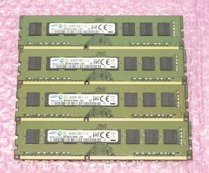 PC3-12800U(DDR3-1600)-8GB×4枚★合計32GB/SAMSUNG