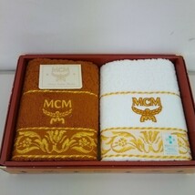 MCM ウォッシュタオル 2枚 エムシーエム　綿100％　ハンドタオル_画像1