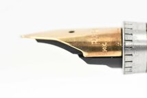 PARKER パーカー ＃75 シズレ STERLING SILVER 初期型 フラットトップ 14K G.F. 63万年筆 箱あり 20774789_画像7