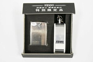 【未開封品】Zippo ジッポー LIMITED 2000年製 四面加工 特別限定品（携帯灰皿付） 箱入り オイルライター 喫煙具 20793054