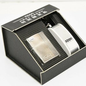 【未開封品】Zippo ジッポー LIMITED 2000年製 四面加工 特別限定品（携帯灰皿付） 箱入り オイルライター 喫煙具 20793054の画像2