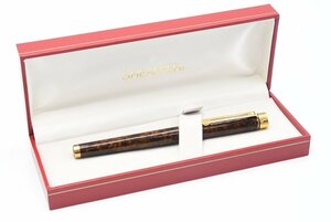 SHEAFFER シェーファー 万年筆 TARGA タルガ 茶 漆 ブラウンラッカー マーブル 14K 20752335