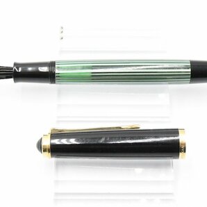 Pelikan ペリカン Souveran スーべレーン #400 太さ:EF 14C-585 グリーンストライプ 万年筆 20791171の画像3