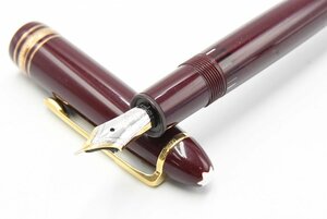 MONTBLANC モンブラン MEISTERSTUCK マイスターシュテュック 146 ボルドー 14K-585 中白 万年筆 文房具 20792627