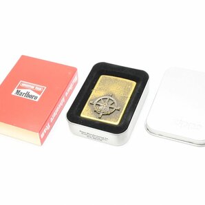 ZIPPO ジッポー Marlboro コンパス ブラス 1996年製 オイルライター 喫煙具 20792683の画像1